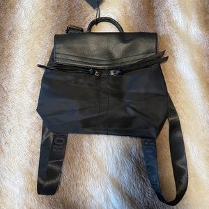 Botkier New York Nylon and Faux Leather Backpack